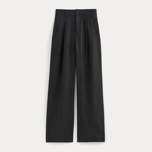 Everlane Way High Drape Pants Linen Black